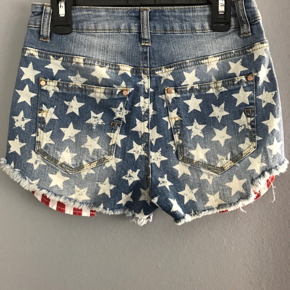 Tobi American flag denim shorts - Picture 4 of 5